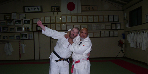 Jay Ramey With My Judo Sensei and I In Osaka, Japan